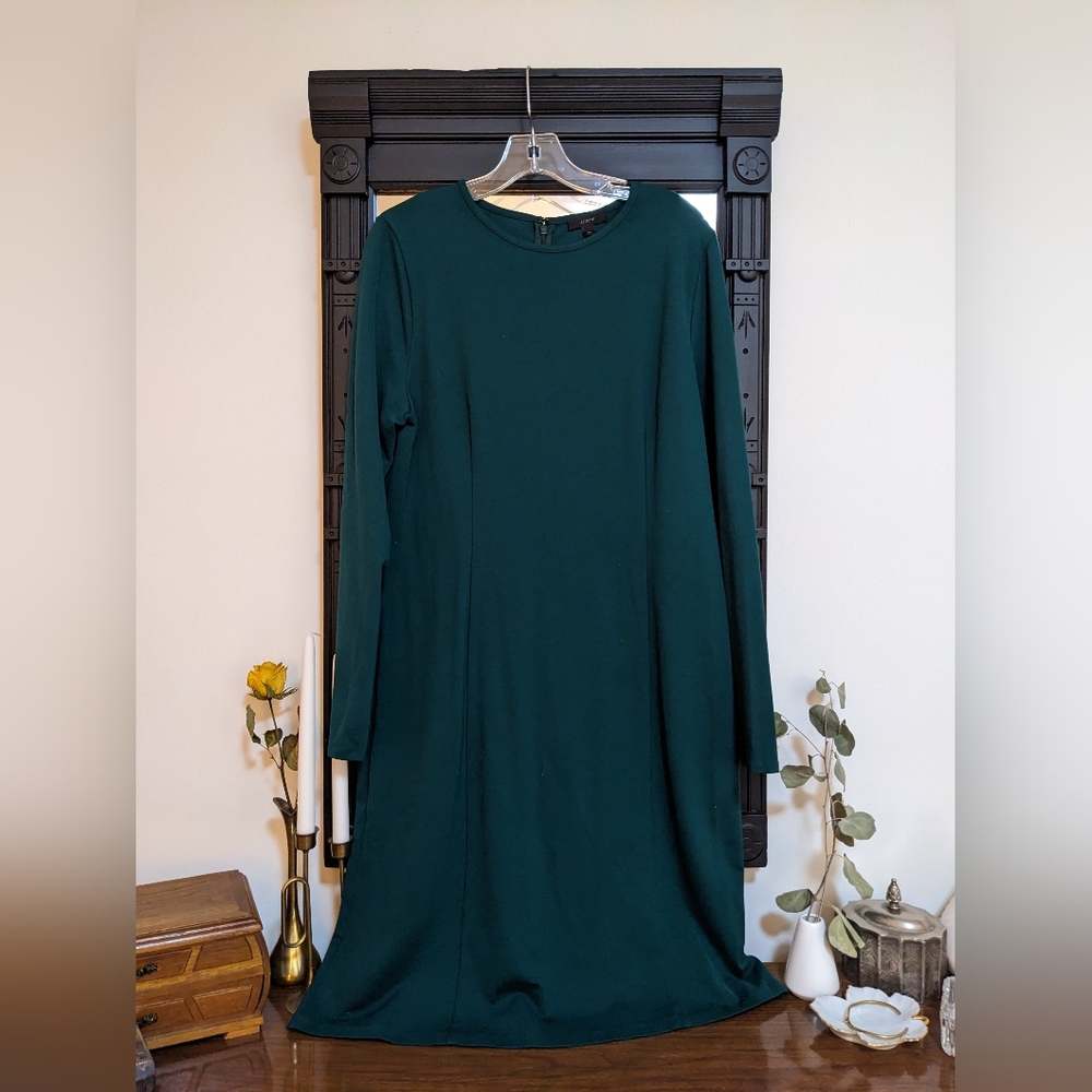 Emerald Green J Crew Dress